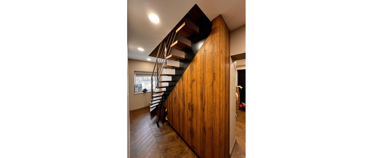 wooden stairs